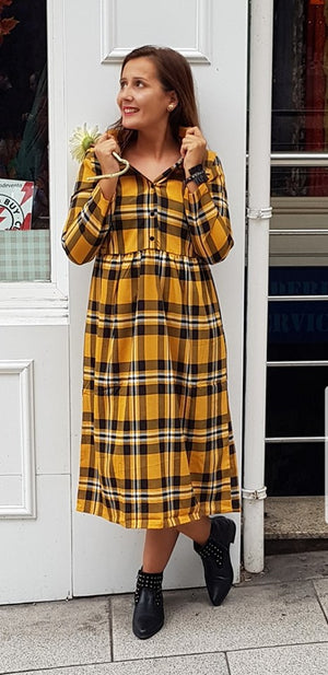 Vestido Mustard - Cloe Boutique