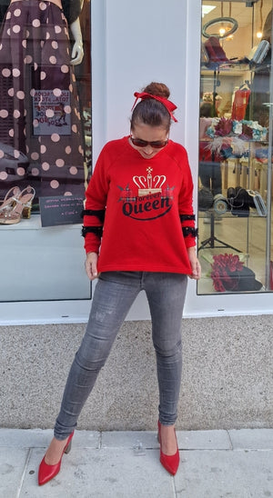 Sudadera chill&buy forever queen