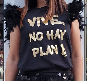 Camiseta chill&buy plumas.