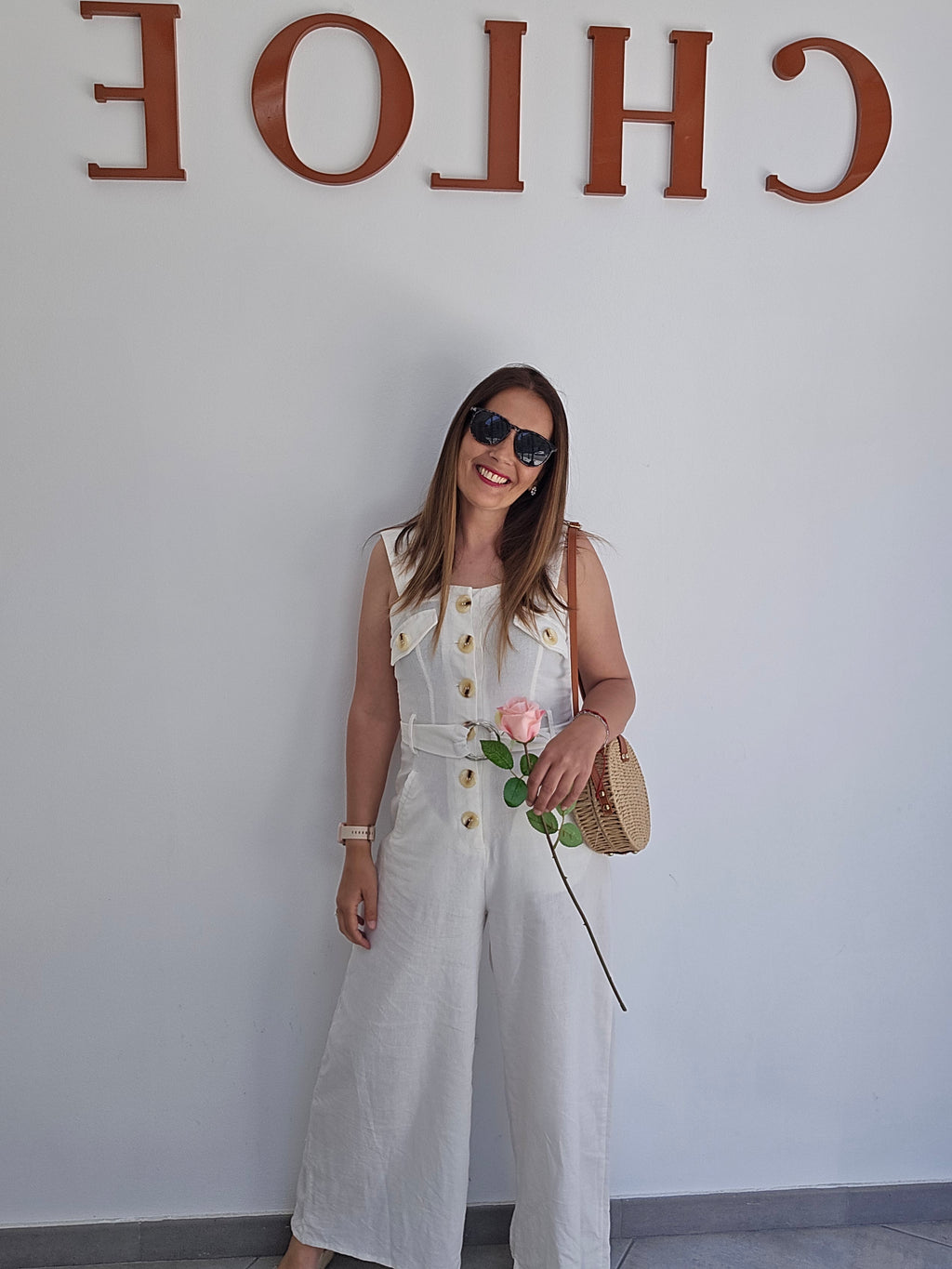 Mono lino blanco