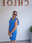 Vestido molly azul klein