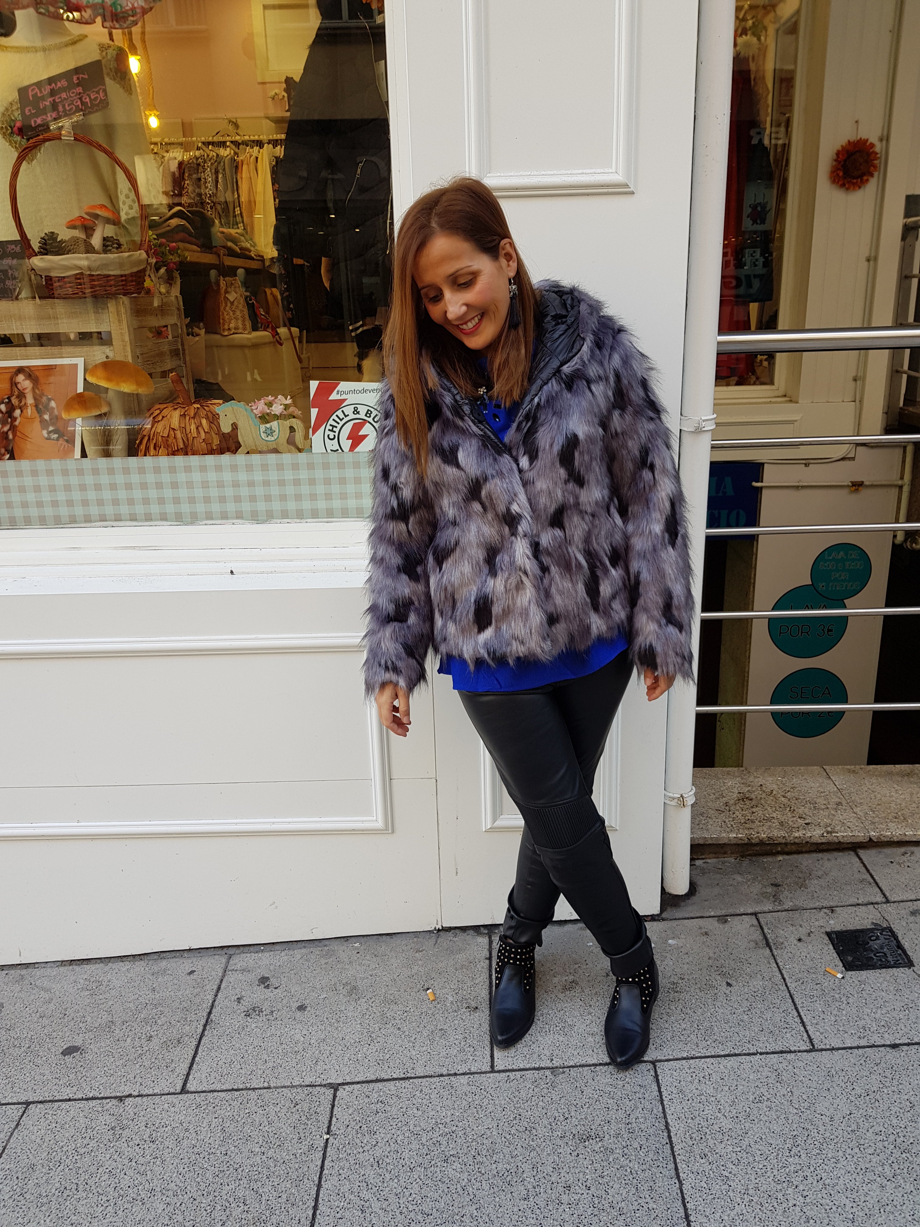 Polvo navegación montar Abrigo de pelo reversible Molly Bracken – Cloe Boutique