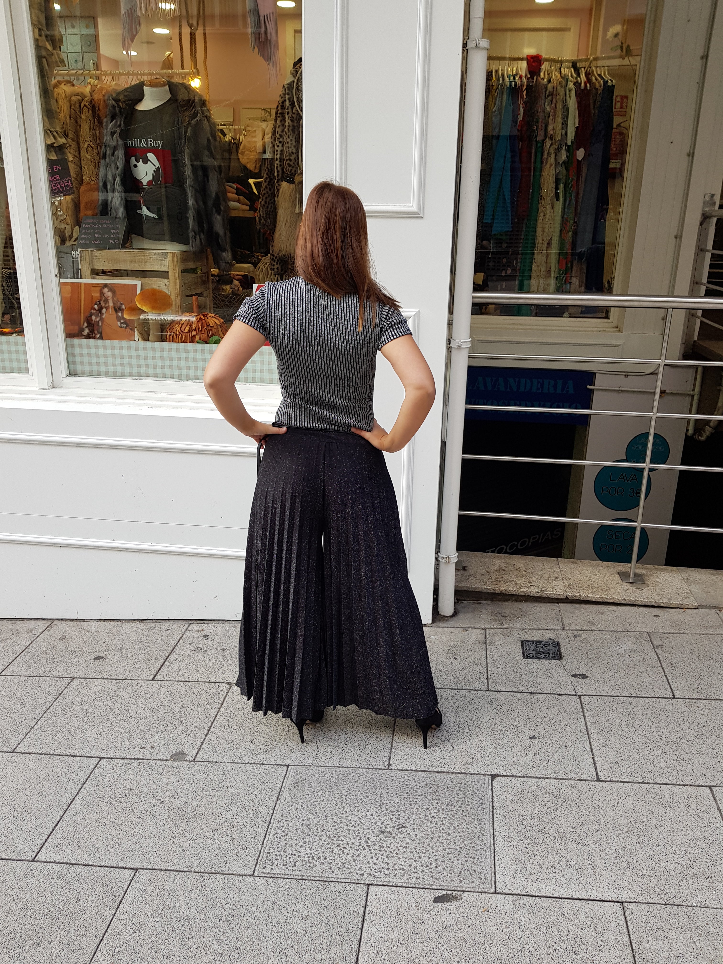 Falda pantalón plisada – Cloe