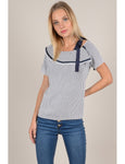 Top Navy Molly Bracken - Cloe Boutique