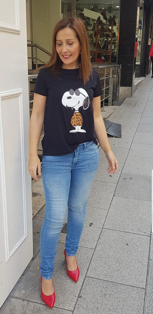 Camiseta Snoopy Chill&Buy - Cloe Boutique