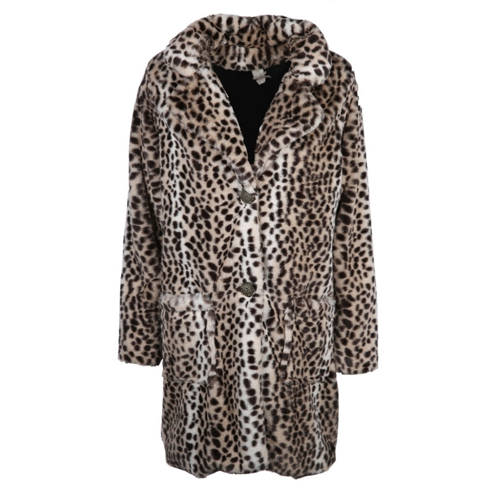 Abrigo de pelo de leopardo Nekane - Cloe Boutique