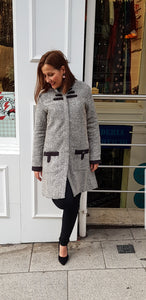 Abrigo estilo tweed Akinolaude - Cloe Boutique
