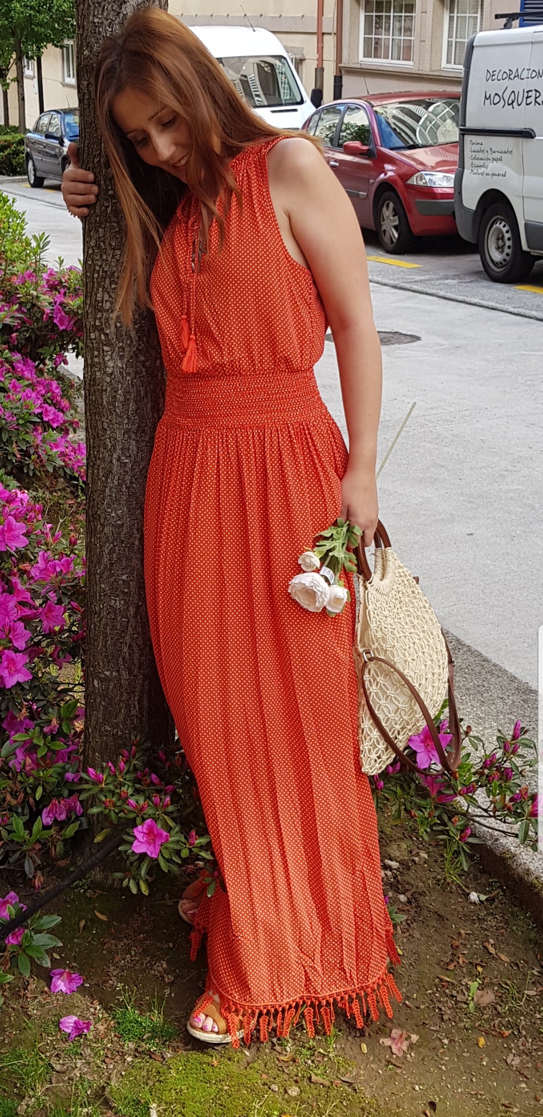 Vestido Orange Molly Bracken - Cloe Boutique