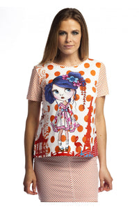 Camiseta Kokeshi Rosalita - Cloe Boutique